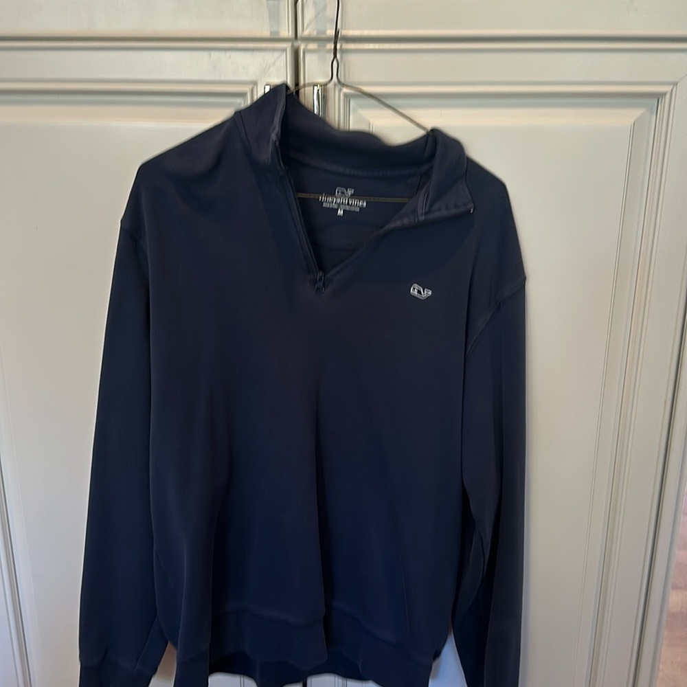 Navy vineyard vines quarter zip